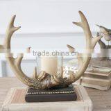 Resin Deer Antler Candle Holder for Christmas,hand-made Antler Decoration thumbnail-2