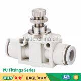 JULY Factory Made PU Plastic Pneumatic Push-in SC Speed Control Valve for Tube Fittings thumbnail-2