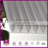 32mm Polycarbonate Sheet Hollow For Stadium Project Skylite Roofing PC Panel High Light Transmission Heat Insulation UV Coating thumbnail-1