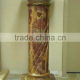 Modern Design MULTI RED ONYX COLUMNS PILLARS CARVED TOP thumbnail-4