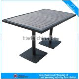 Outdoor furniture 100% plastic wood table bar table