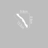 Crown Molding Trim With Rose Design thumbnail-2