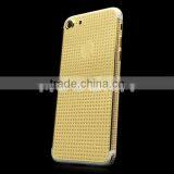 Luxury 24k Gold Plated Back Housing, Full Diamond Gold Housing for IPhone 7 thumbnail-2