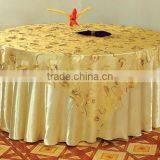 Hotsale Cream-coloured Plain Table Cover for Hotel Restaurant Weddings thumbnail-1