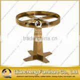 Hotel Project Wedding Event Using Round Marble Rose Golden Side Table thumbnail-5