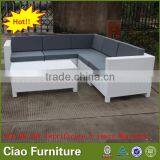Colorful Outdoor Patio Wicker Sofa Outdoor Furniture thumbnail-3