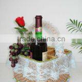 Wicker Basket for Wine thumbnail-5