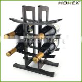 Bamboo wine bottle holders standing wine holder Homex BSCI/Factory