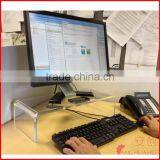 Large Clear Acrylic Monitor PC TV Display Stand Riser Shelf 12mm Thick thumbnail-1