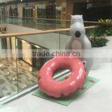 Fiberglass Bear Statue Sculpture With Candy thumbnail-1