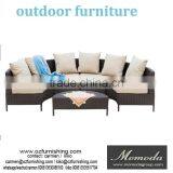 MMD012 RATTAN GARDEN FURNITURE SOFA DINING TABLE SET CONSERVATORY OUTDOOR ALL WEATHER thumbnail-1