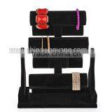 High Quality Velvet Covered Splittable Multifuction Rotating Display Stand for Bracelet thumbnail-4