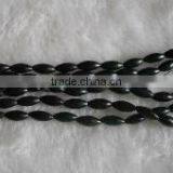 Wholesale 16" 5-12mm Genuine Black Elliptical Shaped Price Coral Beads thumbnail-1