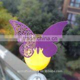 Party Favors Supplier Wine Glass Card Laser Cut Wedding Invitation Card thumbnail-3