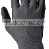 Black Gloves Nylon Liner Ntirile Foam Coated,Dimpled Grain Gloves thumbnail-1