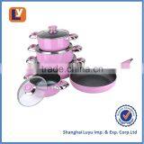 Purple Aluminium Non-stick Cookware Set thumbnail-1