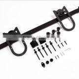 American Style Ebay Amazon Sliding Wooden Door Steel Flat Track and Roller Wheels thumbnail-3