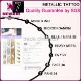 Metallic Gold Choker Temporary Tattoo Body Art Arm Flash Tattoo Stickers thumbnail-3