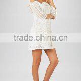 Mesh Fabric Embroidery Summer Dress Latest Design Beach Dresses thumbnail-4