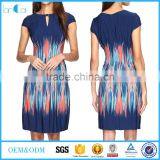 print dresses in casual dress for women clothing manufacturer Dongguan