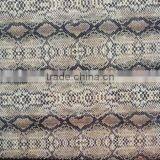 New PVC Leather for Jacket/shoes/bags Snake Face