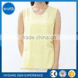 Modern Designs Soft Fabric Ladies Bright Color Sleeveless t Shirt thumbnail-1