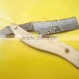 Damascus Steel Straight Razor thumbnail-2