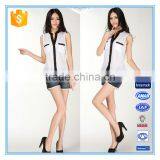 2016 Wholesale Ladies Plain White Girls Fancy Top thumbnail-1