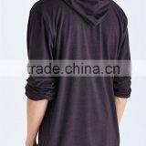 Wholesale Thin Plain Solid Pullover Hoodies no Brand Name Hoodies thumbnail-4