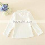 Autumn 2015 Kids Shirts Girls White Blouse for 110-160cm Year-old Girls Bottoming Shirts From China thumbnail-2
