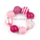 Boutique Chunky Jewelry Bubblegum Beaded Necklace for Kids Party thumbnail-2