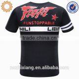 Mens 100% Polyester Sublimation Printing Mma t Shirt thumbnail-3