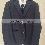 2017 New Style Latest Design China High Quality Plaid Boy Formal Wear Suit thumbnail-5