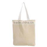 Full Color Print Cotton Tote Bag With Colored Handles - Made From 6 Oz. Basic Cotton and Comes With Your Logo thumbnail-3