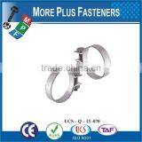 Made in Taiwan Stainless Steel Types of Hose Clamps Small Hose Clamps Round Hose Clamp thumbnail-5
