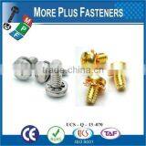 Taiwan M3 M12 M4.8-1.6 x 19mm Phillips Drive Pan Head Grade A2 Type C Point Stainless Steel Sheet Metal Screw With Hex Double thumbnail-5