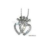 Sell Double Heart Shaped Necklace thumbnail-1