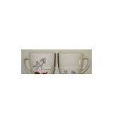 Porcelain Mug With Love Design thumbnail-1