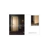 Swing Side Hinged Doors With Hdf Board, Durable Hinged Fir Wooden Interior Door 2100*900mm