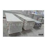 Personalized Matte White Acrylic Solid Surface Stone Slab Sheets thumbnail-1