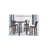 Garden furniture Rattan Bar Set Table Chair BZ-B005