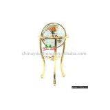 Three-legged High Stand White Gem Globe thumbnail-1