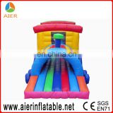 Aier inflatable train obstacle course for kids