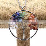 Fashion Tree of Life Jewelry Pendant With CZ Stone thumbnail-4