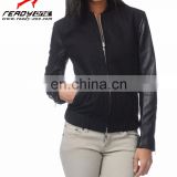 Winter autumn wholesale custom varsity jacket With Leather Sleeves
