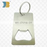 Zinc alloy plating blank bulk metal bottle opener keychain