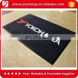 Personalized rubber backed door mats