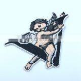 Christmas Embroidery Patch Customized Wholesale High Quality Cute Snow Embroideried Patches Badge Iron on thumbnail-5