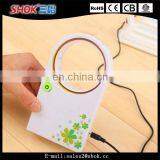 Hot Selling Fashion Portable Handheld USB & Battery Bladeless Fan