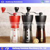 Commercial CE Approved Manual Coffee Bean Crushing Machine Black Coffee Grinder Coffee Maker thumbnail-2